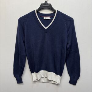 Brunello Cucinelli Men Pullover Double Varsity Stripe Size 48 Cotton D090 -12